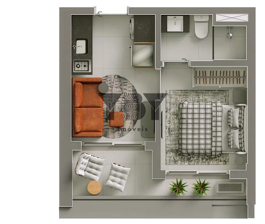 Apartamento, 1 quarto, 42 m² - Foto 27