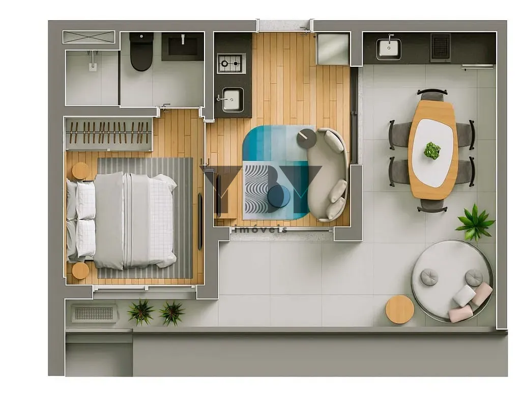 Apartamento, 1 quarto, 42 m² - Foto 30