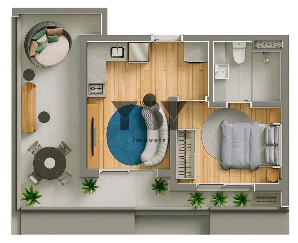 Apartamento, 1 quarto, 42 m² - Foto 31