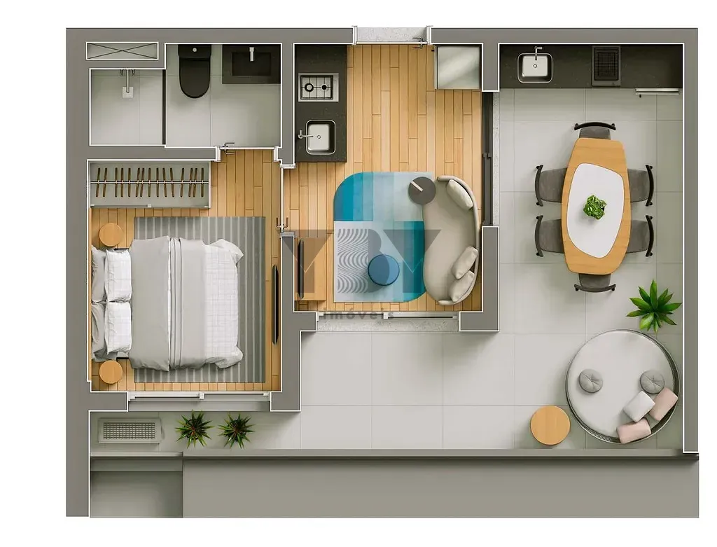 Apartamento, 1 quarto, 42 m² - Foto 30