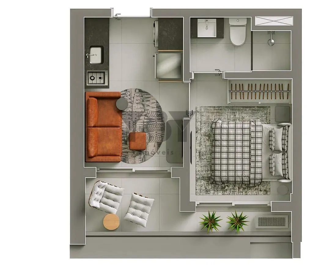 Apartamento, 1 quarto, 52 m² - Foto 27