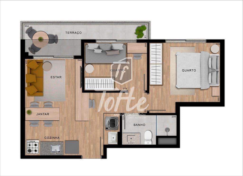 Apartamento, 2 quartos, 37 m² - Foto 26