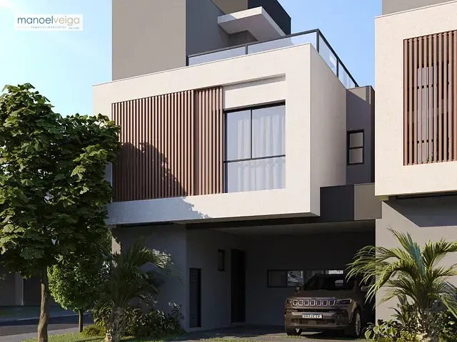 Casa 3 quartos e 4 banheiros, à venda, no bairro Bacacheri em Curitiba
