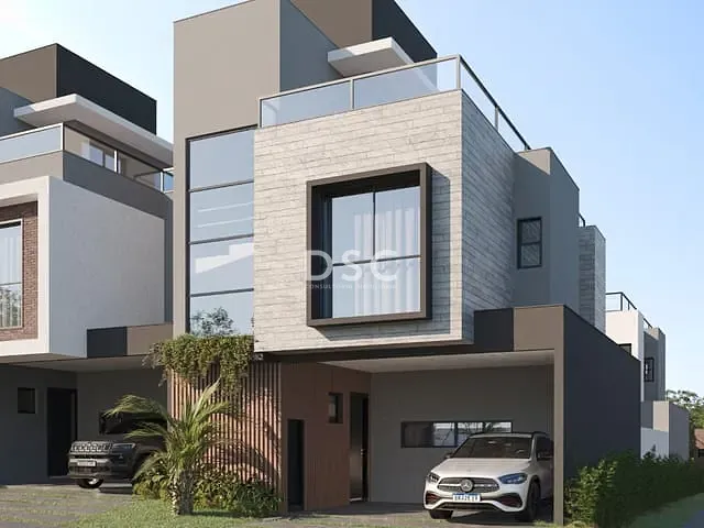 Casa 3 quartos e 4 banheiros, à venda, no bairro Bacacheri em Curitiba