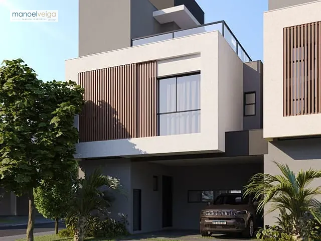 Casa 3 quartos e 4 banheiros, à venda, no bairro Bacacheri em Curitiba