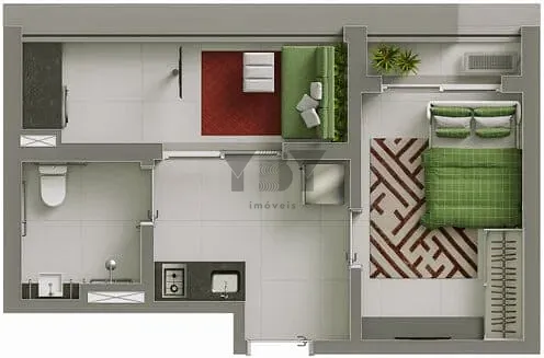 Apartamento, 2 quartos, 46 m² - Foto 26
