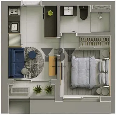 Apartamento, 2 quartos, 44 m² - Foto 25