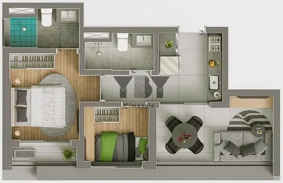 Apartamento, 2 quartos, 44 m² - Foto 30