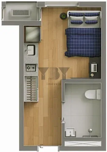 Apartamento, 1 quarto, 20 m² - Foto 11