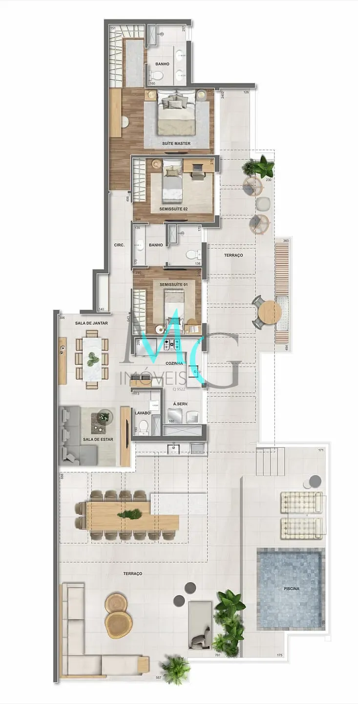 Apartamento, 4 quartos, 145 m² - Foto 84