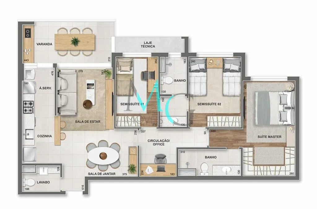 Apartamento, 2 quartos, 66 m² - Foto 76