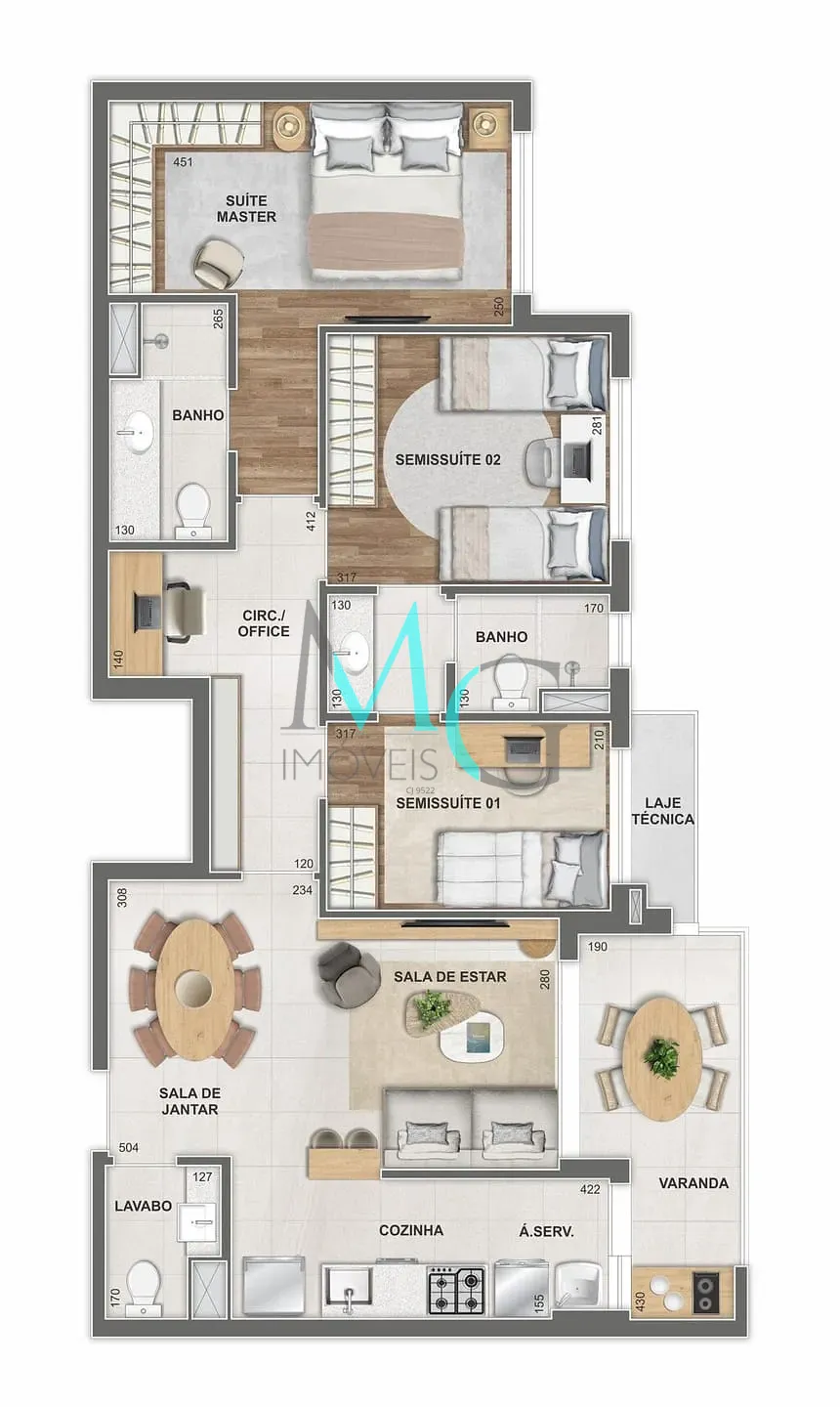 Cobertura, 4 quartos, 292 m² - Foto 73