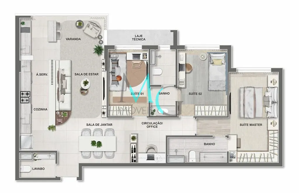 Cobertura, 4 quartos, 292 m² - Foto 77