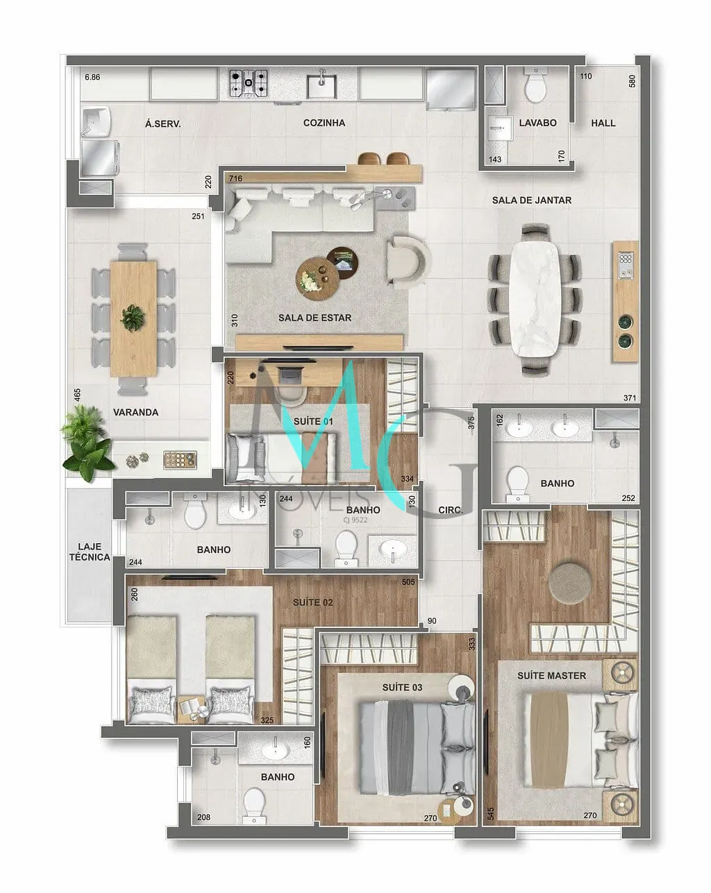 Cobertura, 4 quartos, 292 m² - Foto 78