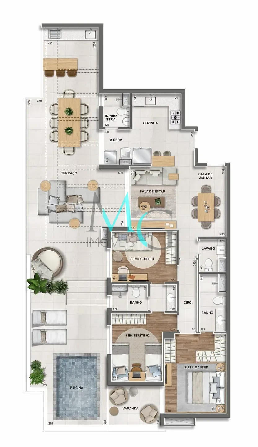 Cobertura, 4 quartos, 292 m² - Foto 81