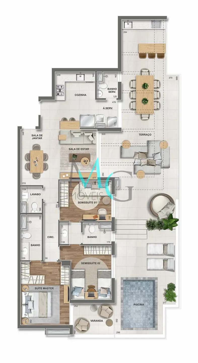 Cobertura, 4 quartos, 292 m² - Foto 82