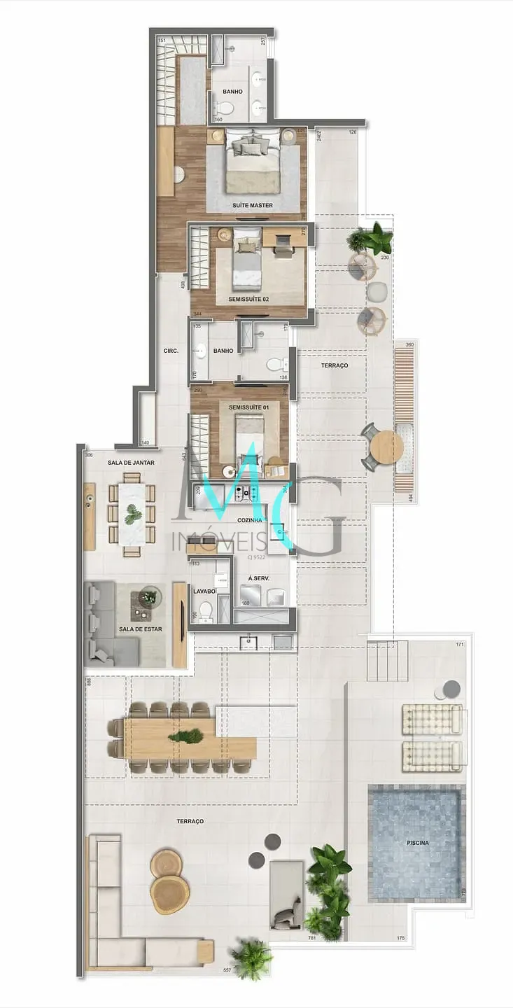 Cobertura, 4 quartos, 292 m² - Foto 84
