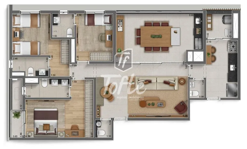 Apartamento, 3 quartos, 107 m² - Foto 35