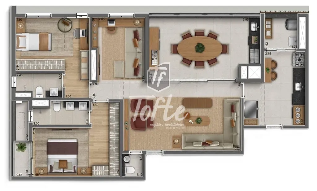 Apartamento, 3 quartos, 107 m² - Foto 36