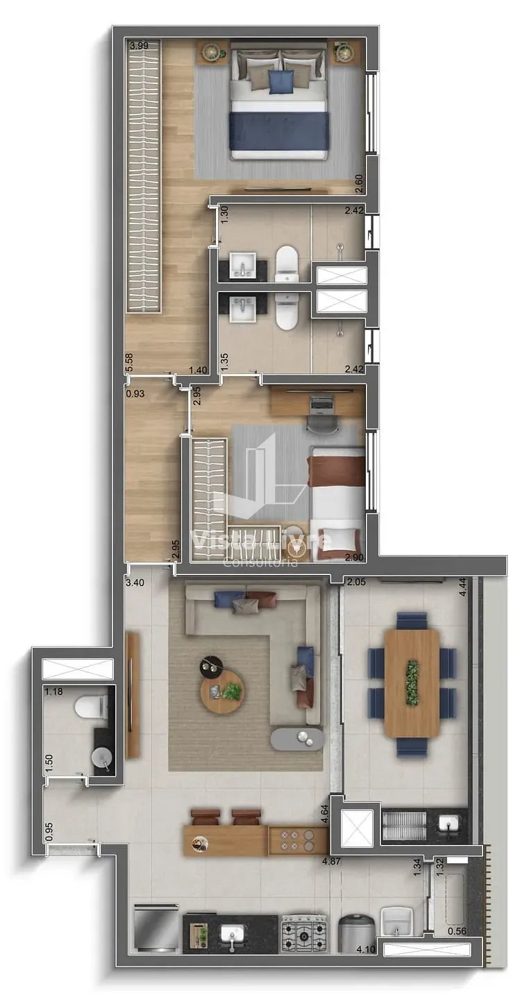 Apartamento, 3 quartos, 107 m² - Foto 28