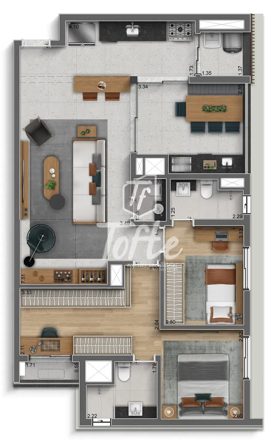 Apartamento, 2 quartos, 82 m² - Foto 30
