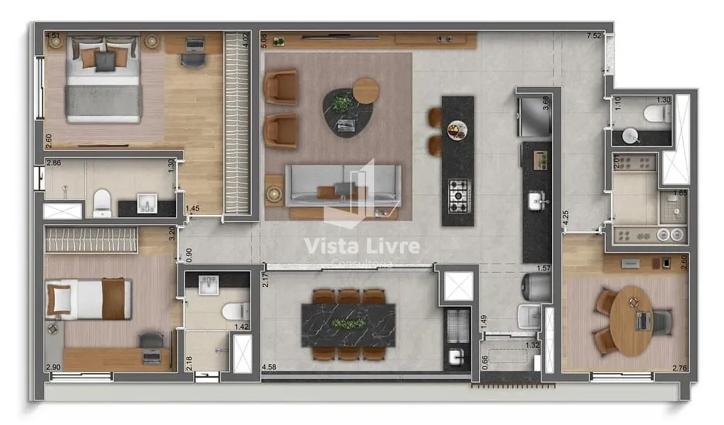 Apartamento, 3 quartos, 122 m² - Foto 34