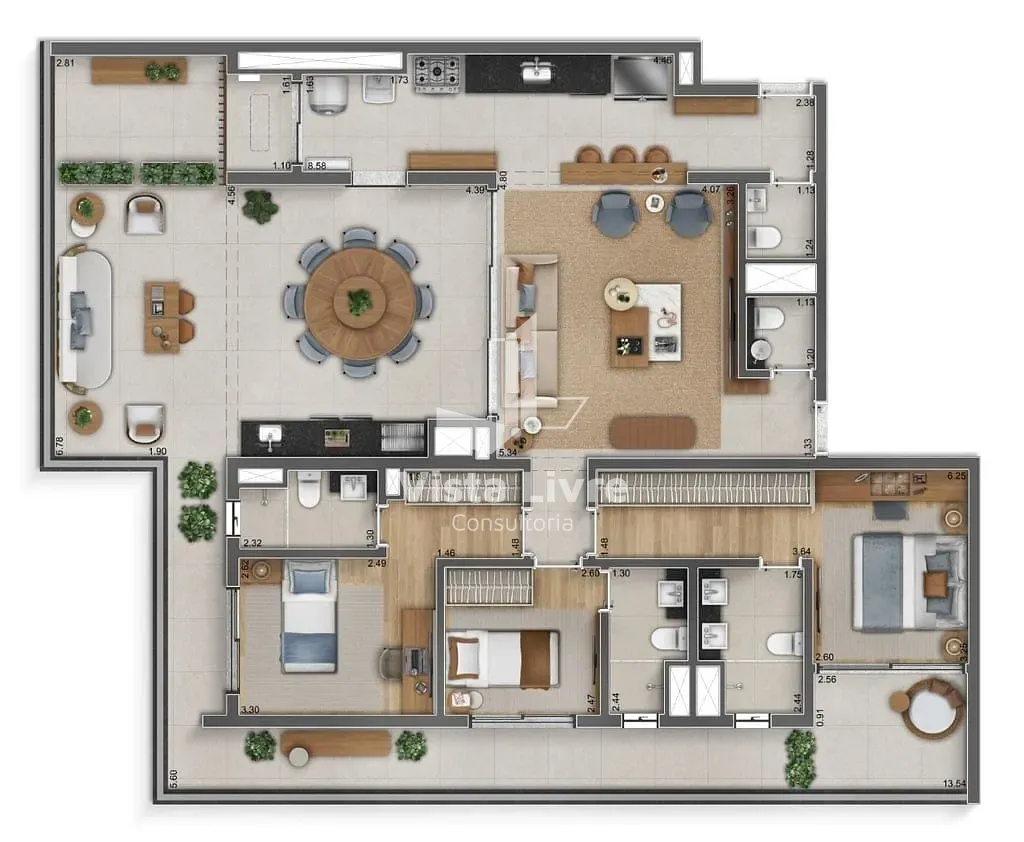 Apartamento, 3 quartos, 122 m² - Foto 41