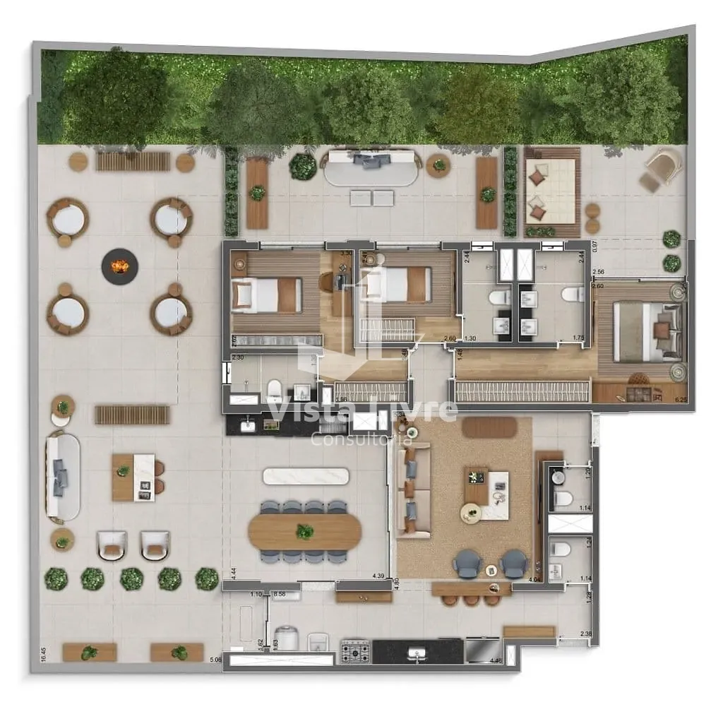 Apartamento, 3 quartos, 122 m² - Foto 43