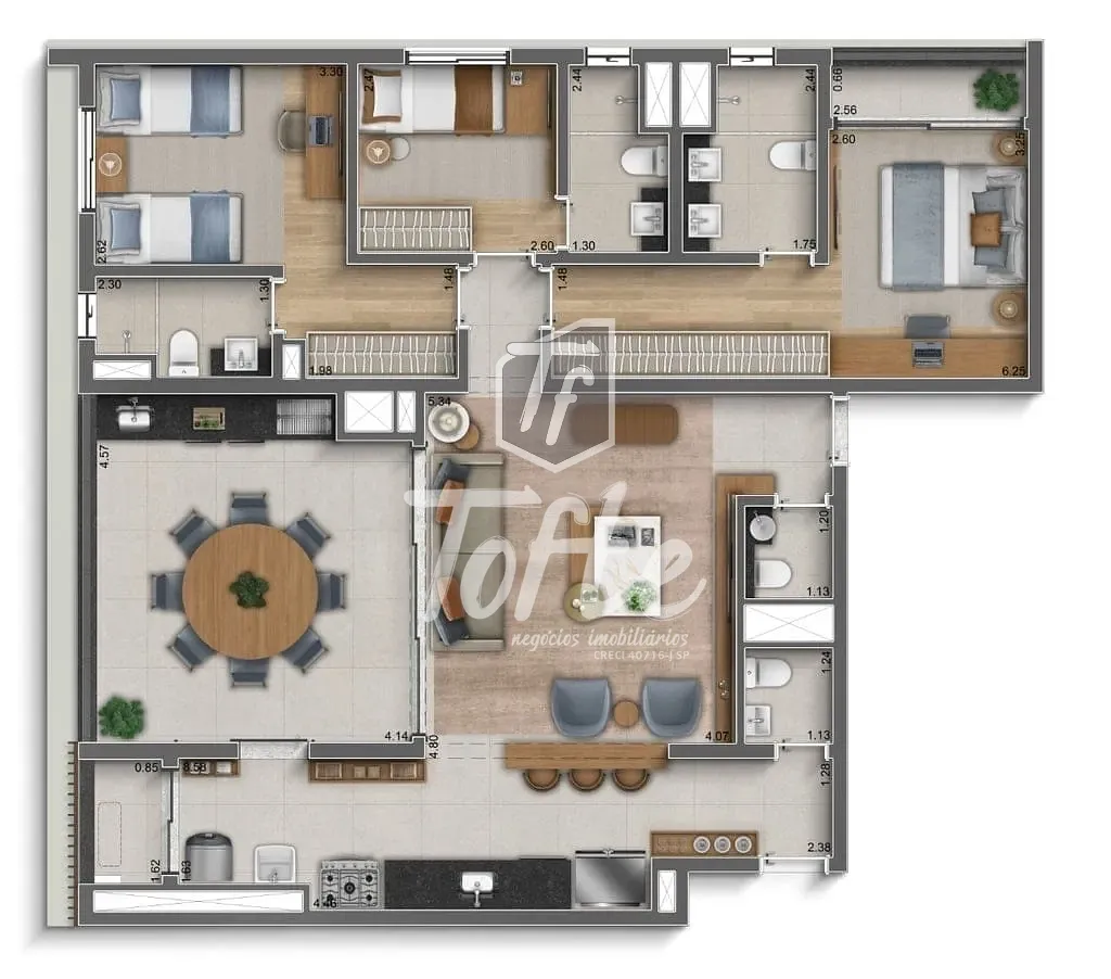 Apartamento, 3 quartos, 275 m² - Foto 37