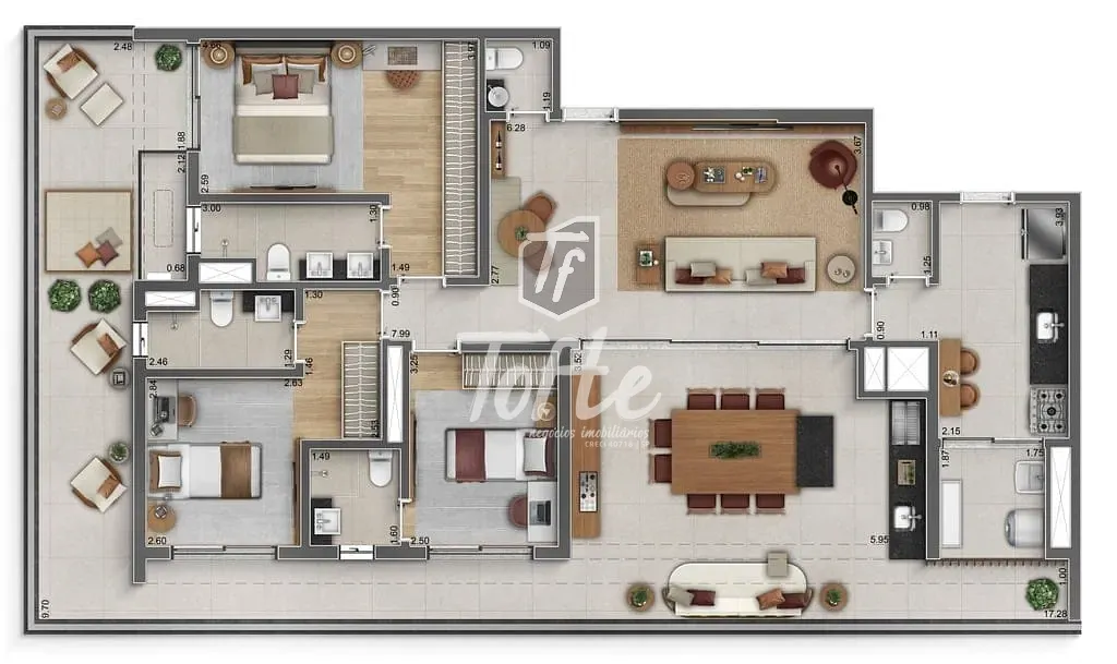 Apartamento, 3 quartos, 275 m² - Foto 40