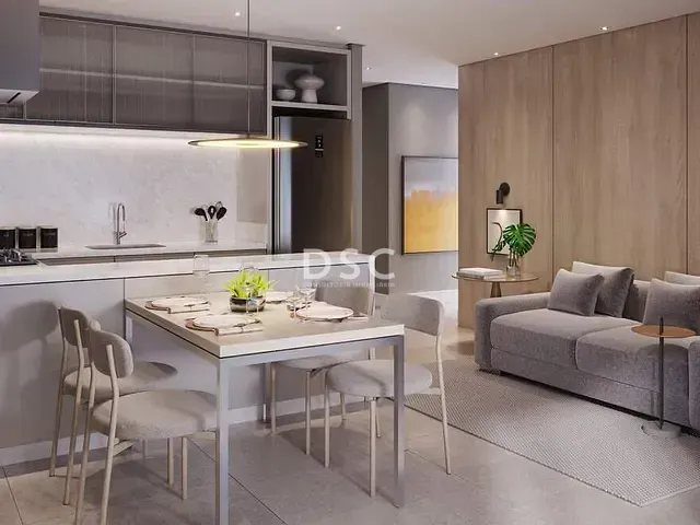 Apartamento 1 quarto e 1 banheiro, à venda, no bairro Centro em Curitiba