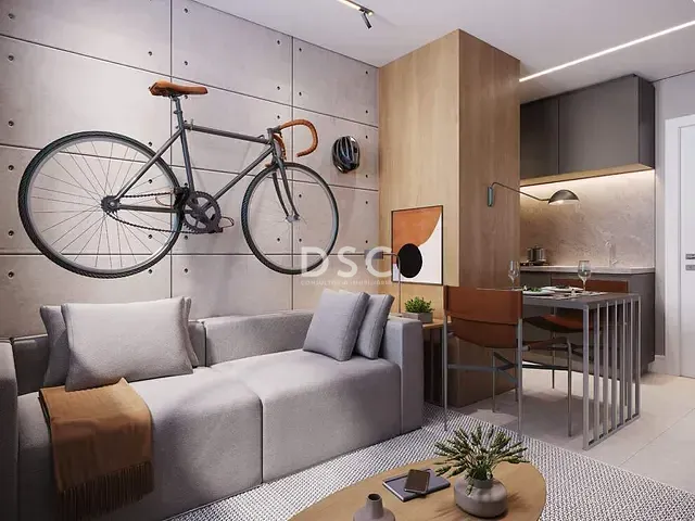 Apartamento 1 quarto e 1 banheiro, à venda, no bairro Centro em Curitiba