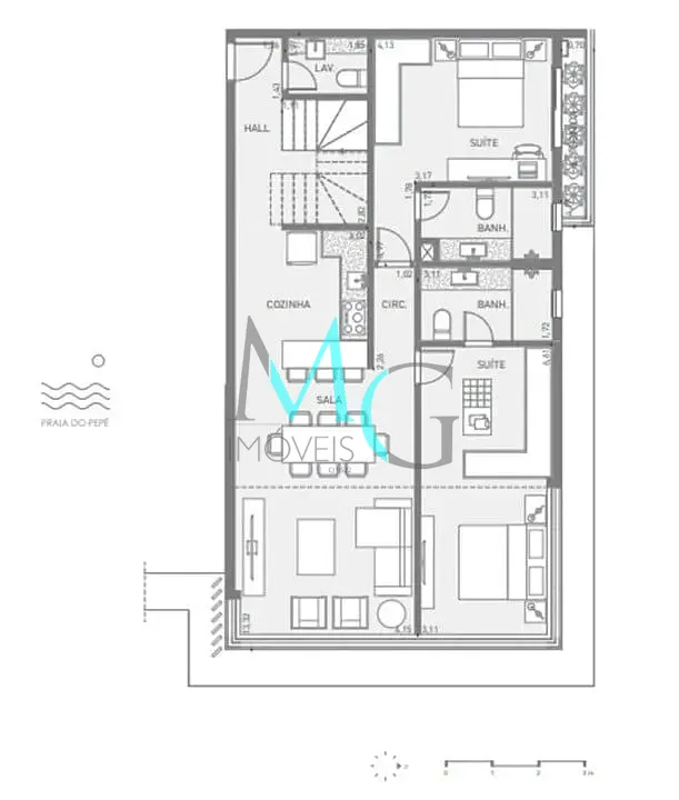 Apartamento, 3 quartos, 125 m² - Foto 22
