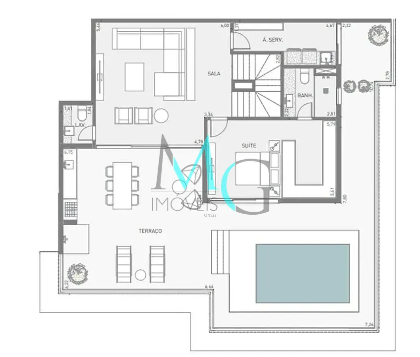 Apartamento, 3 quartos, 125 m² - Foto 23