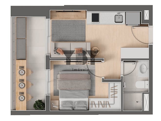 Apartamento, 3 quartos, 74 m² - Foto 21