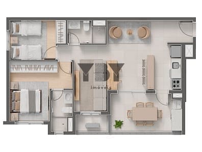 Apartamento à venda com 3 quartos, 74m² - Foto 24