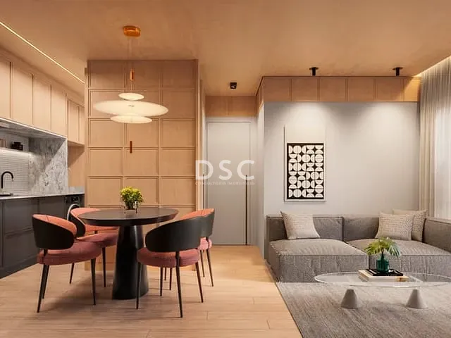 Apartamento 1 quarto e 2 banheiros, à venda, no bairro Batel em Curitiba