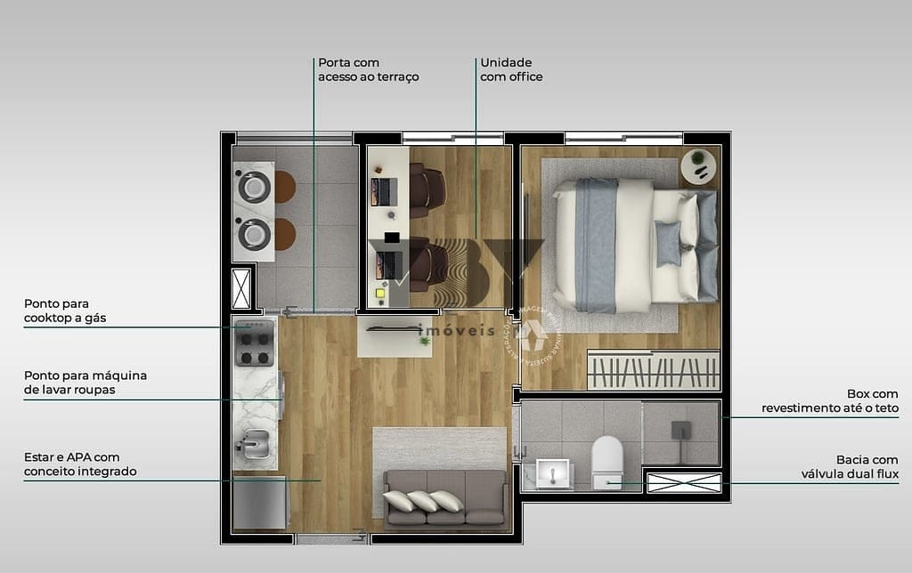 Cobertura à venda com 1 quarto, 55m² - Foto 34