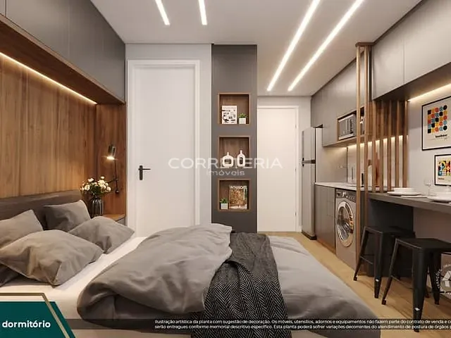 Cobertura / Penthouse 1 quarto e 1 banheiro, à venda, no bairro Real Parque em São Paulo