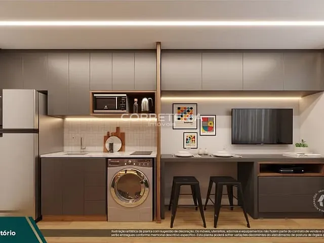 Cobertura / Penthouse 1 quarto e 1 banheiro, à venda, no bairro Real Parque em São Paulo