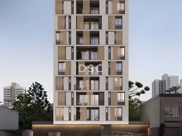 Apartamento 1 quarto e 1 banheiro, à venda, no bairro Mercês em Curitiba