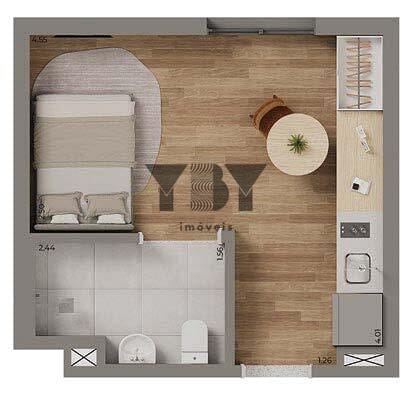 Apartamento, 1 quarto, 21 m² - Foto 8