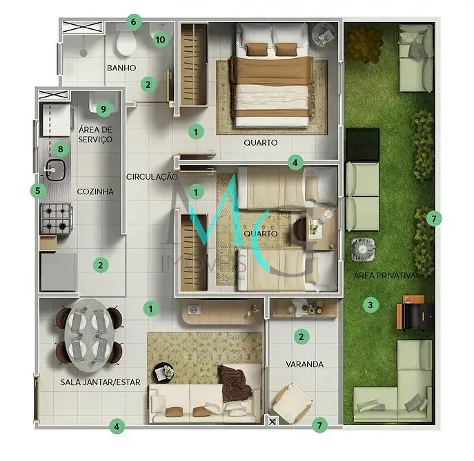 Apartamento, 2 quartos, 41 m² - Foto 14