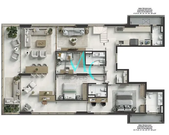 Apartamento, 3 quartos, 167 m² - Foto 26