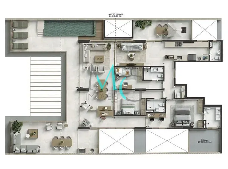 Apartamento, 3 quartos, 167 m² - Foto 25