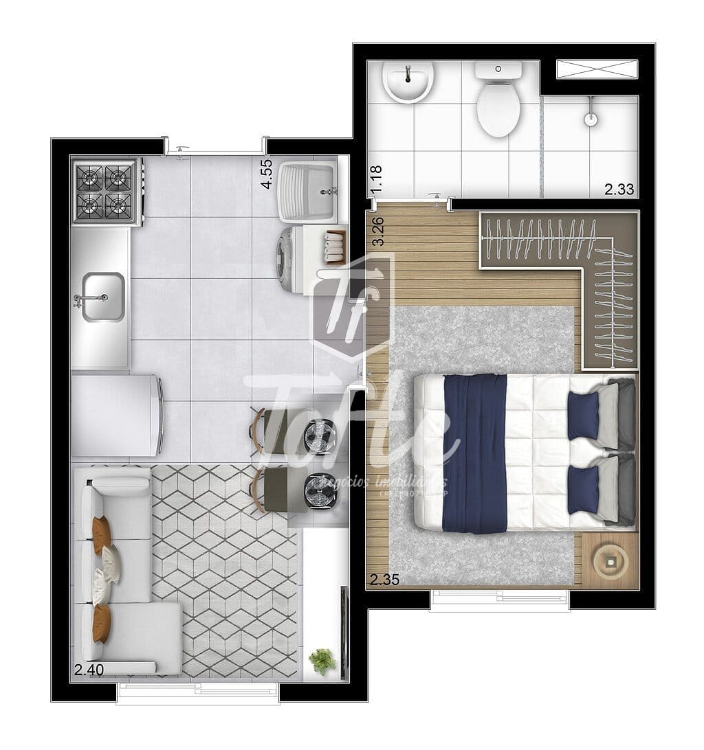 Apartamento à venda com 2 quartos, 33m² - Foto 22