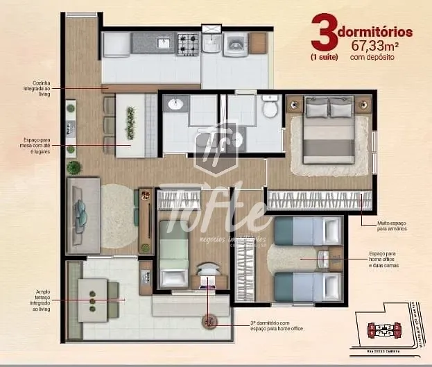 Apartamento, 2 quartos, 71 m² - Foto 15
