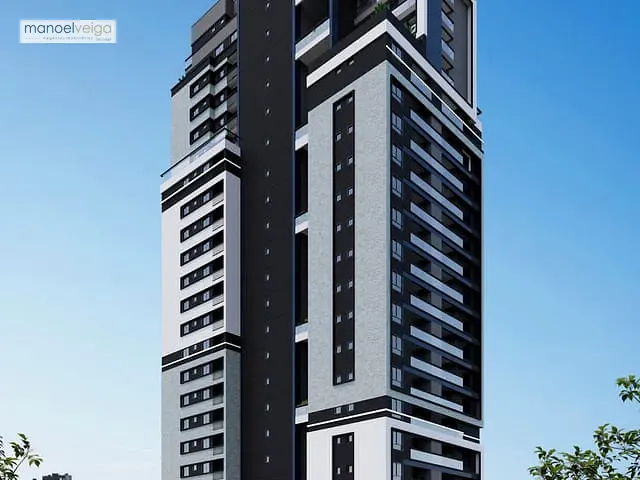 Apartamento 2 quartos e 3 banheiros, à venda, no bairro Água Verde em Curitiba