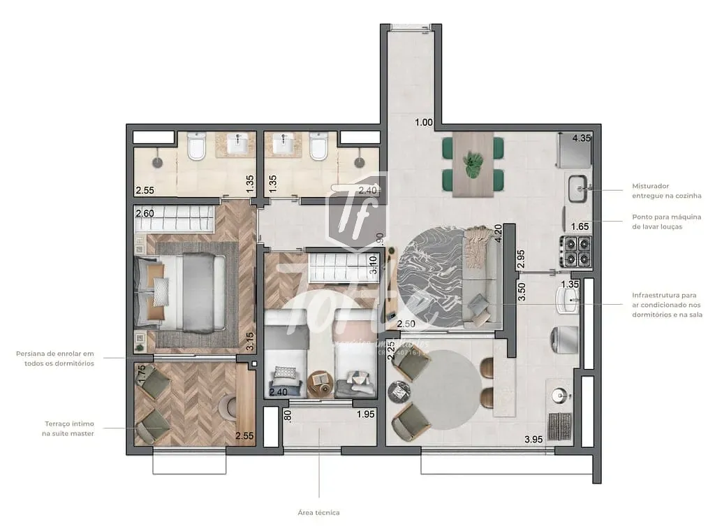Apartamento, 3 quartos, 87 m² - Foto 22