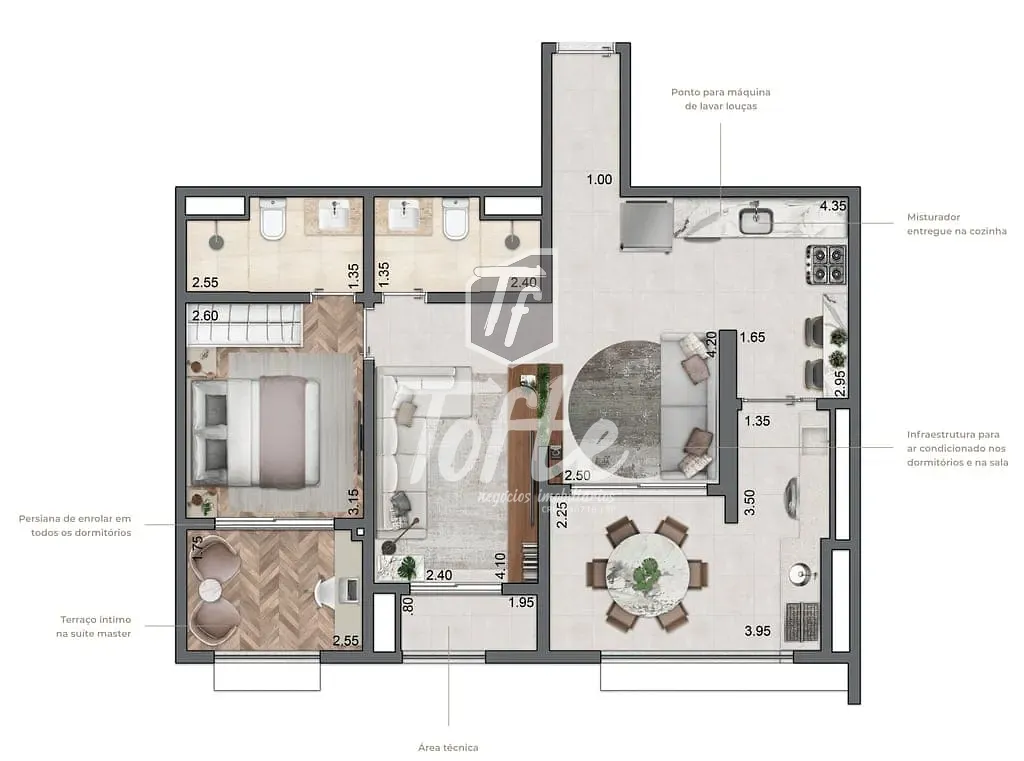 Apartamento, 3 quartos, 87 m² - Foto 23